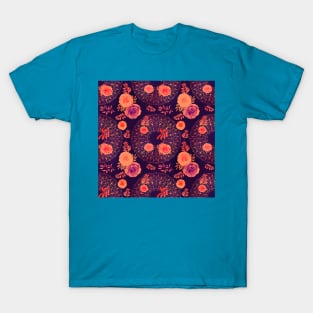 Mandalas and Roses Late Summer Evening Sunset T-Shirt